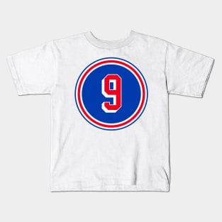 Adam Graves Number 9 Jersey New York Rangers Inspired Kids T-Shirt